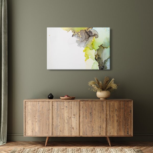 Slika - Apstraktna umjetnost u tinti (90x60 cm)