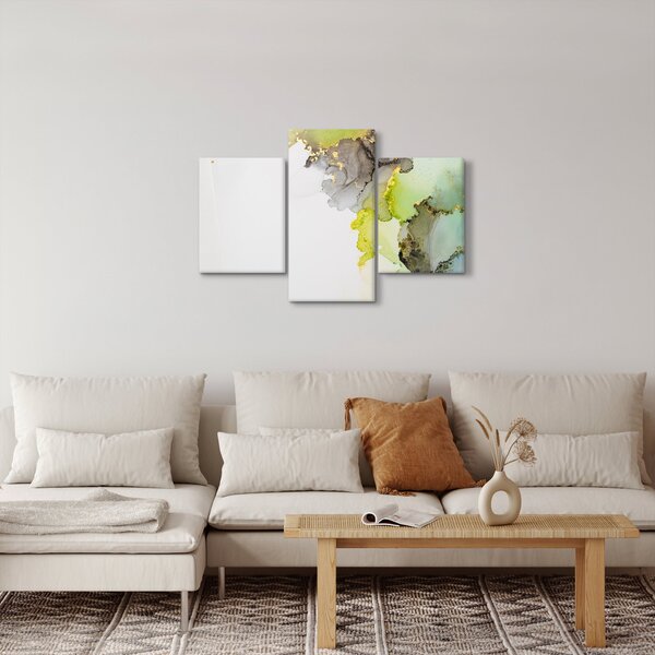 Slika - Apstraktna umjetnost u tinti (90x60 cm)