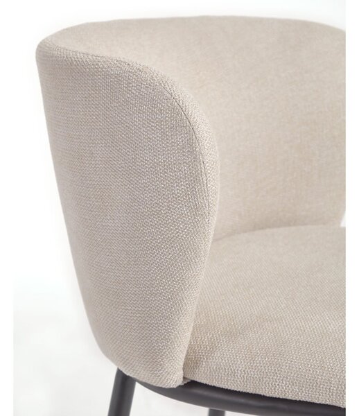Bež barska stolica (visine sjedala 65 cm) Ciselia – Kave Home