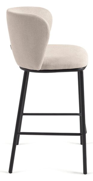 Bež barska stolica (visine sjedala 65 cm) Ciselia – Kave Home