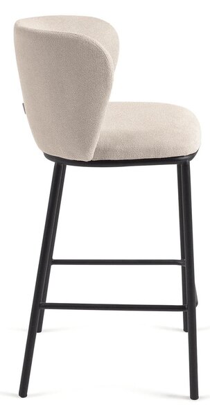 Bež barska stolica (visine sjedala 65 cm) Ciselia – Kave Home