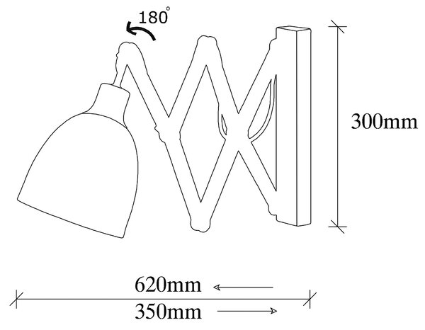 Zidna lampa Sivani - MR - 725