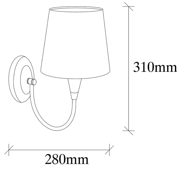 Zidna lampa Pardo - 3031