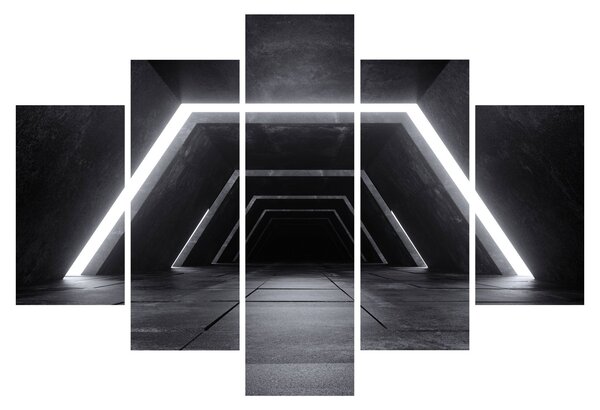 Slika - Futuristički tunel (150x105 cm)