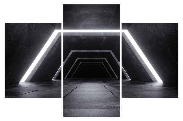 Slika - Futuristički tunel (90x60 cm)