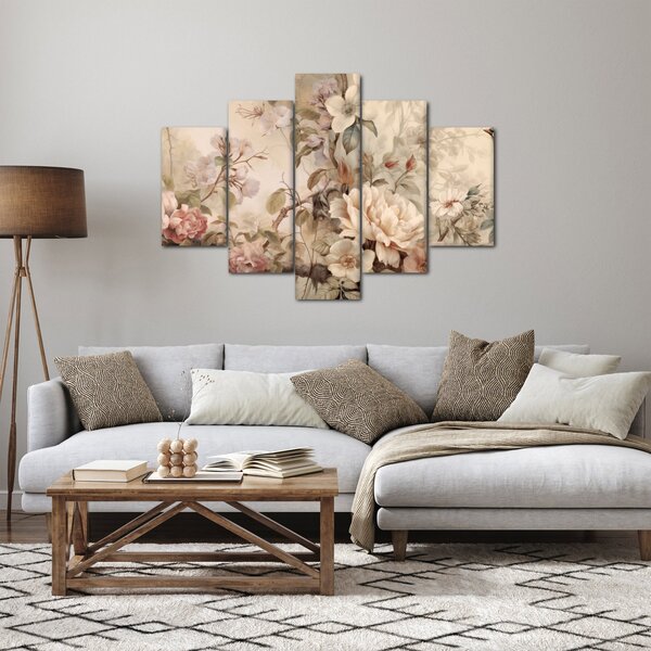 Slika - Vintage slika ptica (150x105 cm)