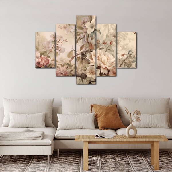 Slika - Vintage slika ptica (150x105 cm)