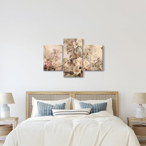 Slika - Vintage slika ptica (90x60 cm)