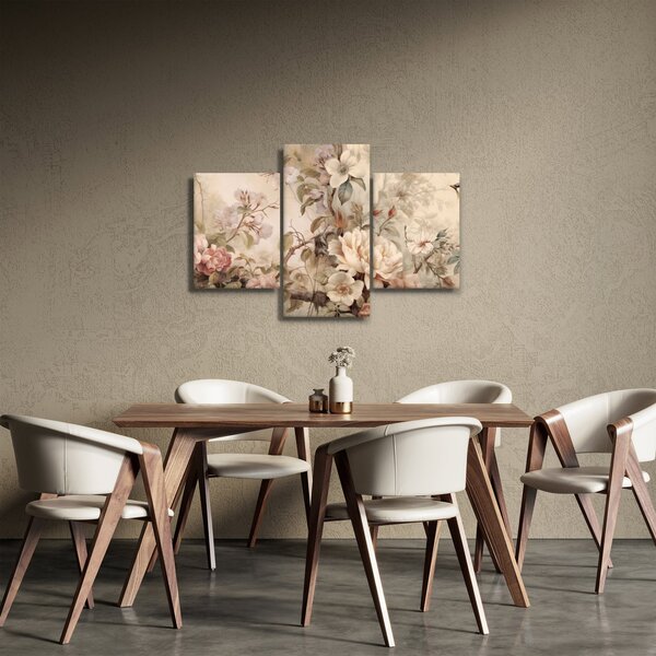 Slika - Vintage slika ptica (90x60 cm)