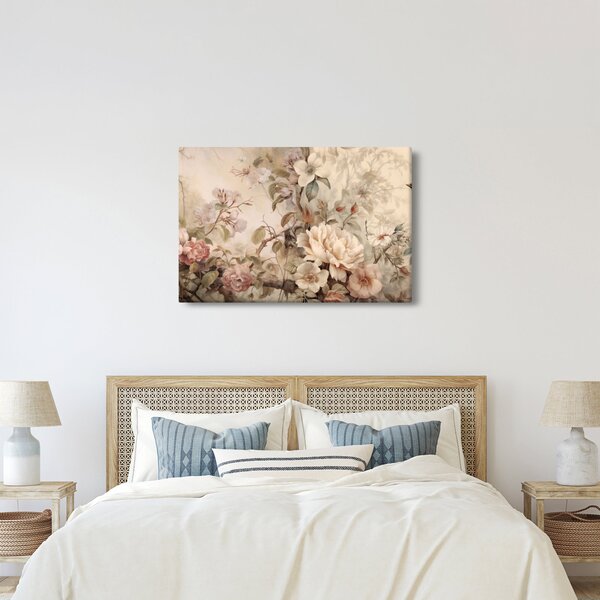 Slika - Vintage slika ptica (90x60 cm)