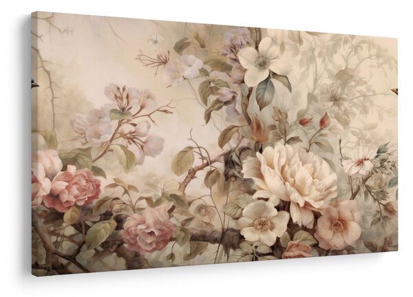 Slika - Vintage slika ptica (90x60 cm)