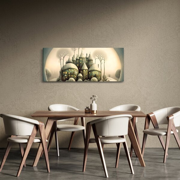 Slika - Kućice iz bajke (120x50 cm)