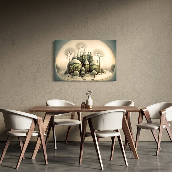 Slika - Kućice iz bajke (90x60 cm)