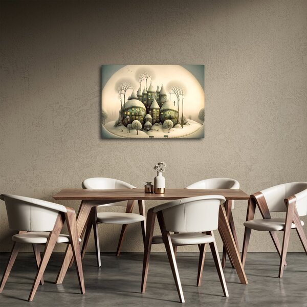 Slika - Kućice iz bajke (70x50 cm)