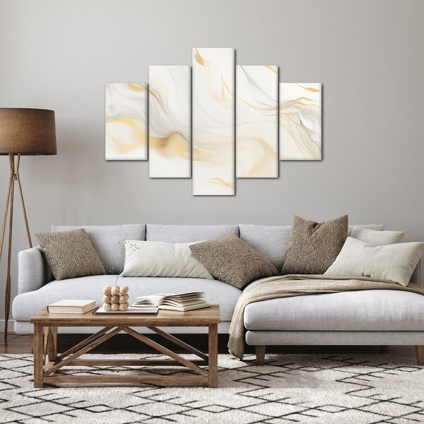 Slika - Apstrakcija s dekorom (150x105 cm)