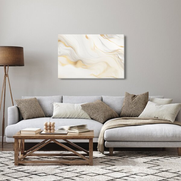 Slika - Apstrakcija s dekorom (90x60 cm)