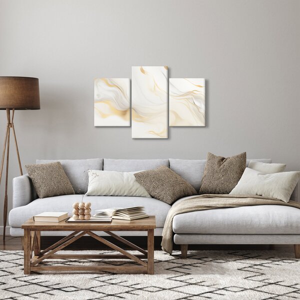 Slika - Apstrakcija s dekorom (90x60 cm)