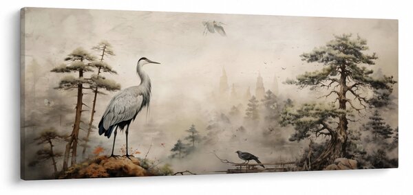 Slika - Crtani krajolik (120x50 cm)
