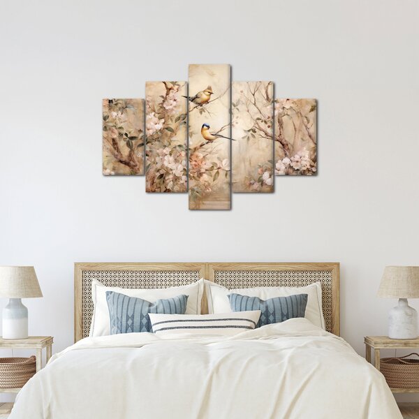 Slika - Vintage slika ptica II. (150x105 cm)