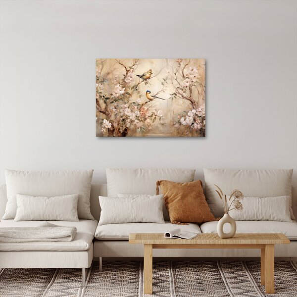Slika - Vintage slika ptica II. (70x50 cm)