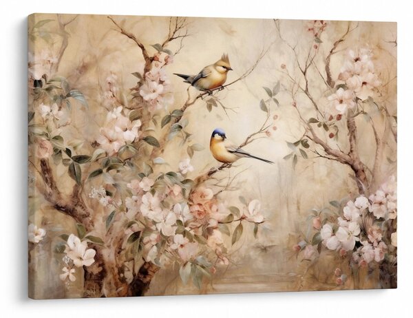 Slika - Vintage slika ptica II. (70x50 cm)