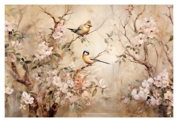 Slika - Vintage slika ptica II. (90x60 cm)