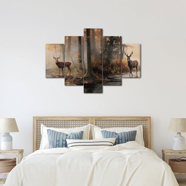 Slika - Vintage slika divljih životinja (150x105 cm)