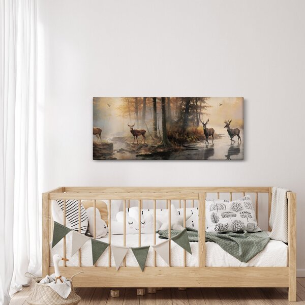 Slika - Vintage slika divljih životinja (120x50 cm)