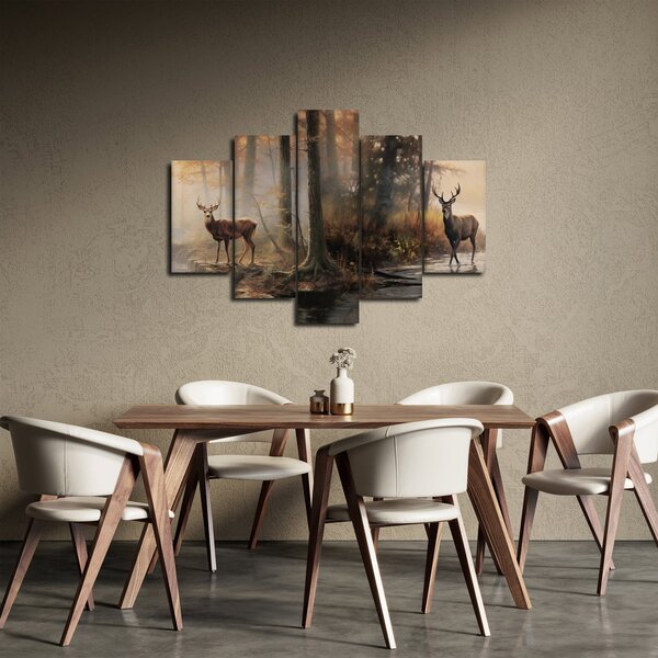 Slika - Vintage slika divljih životinja (150x105 cm)