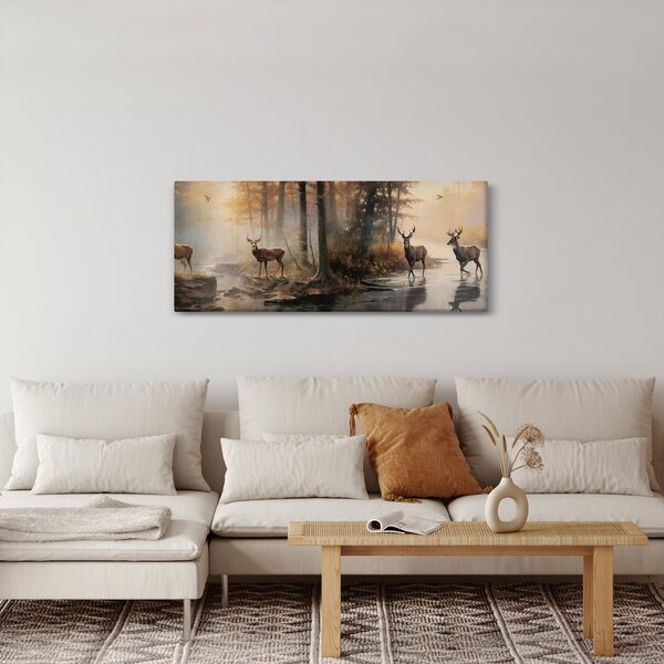 Slika - Vintage slika divljih životinja (120x50 cm)
