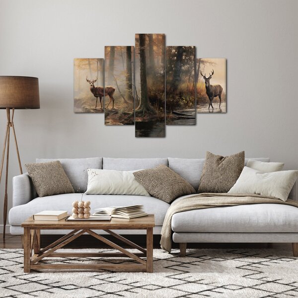 Slika - Vintage slika divljih životinja (150x105 cm)