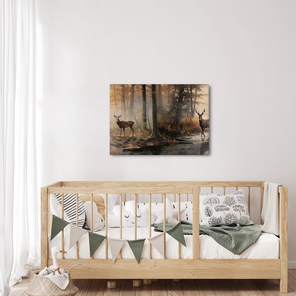Slika - Vintage slika divljih životinja (70x50 cm)