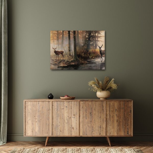 Slika - Vintage slika divljih životinja (70x50 cm)
