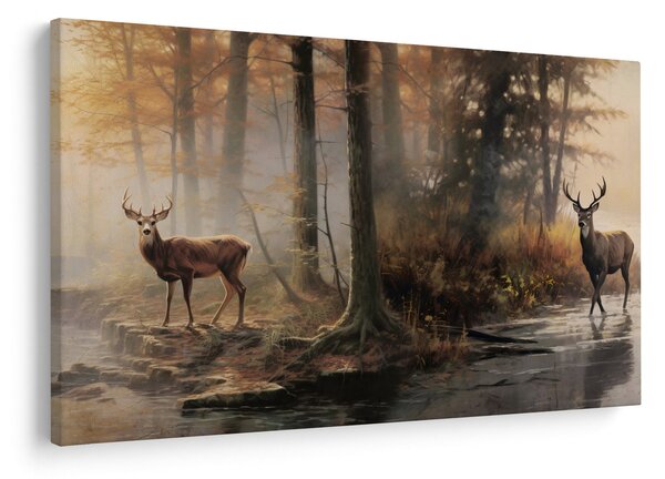Slika - Vintage slika divljih životinja (90x60 cm)