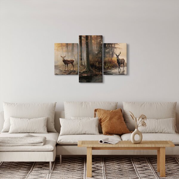 Slika - Vintage slika divljih životinja (90x60 cm)