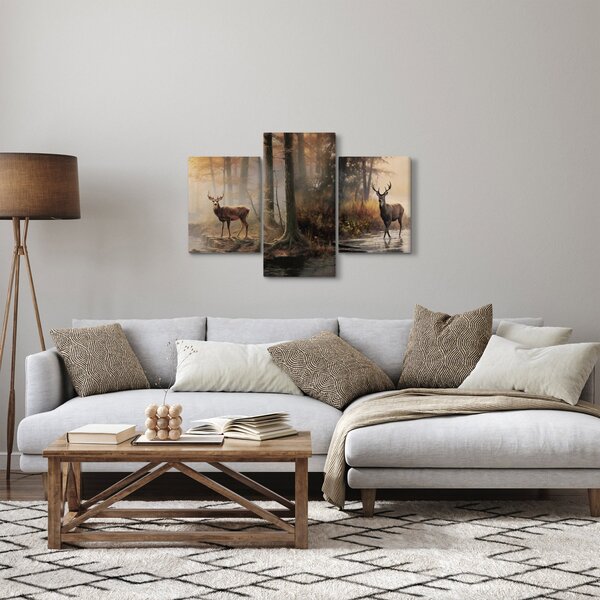 Slika - Vintage slika divljih životinja (90x60 cm)