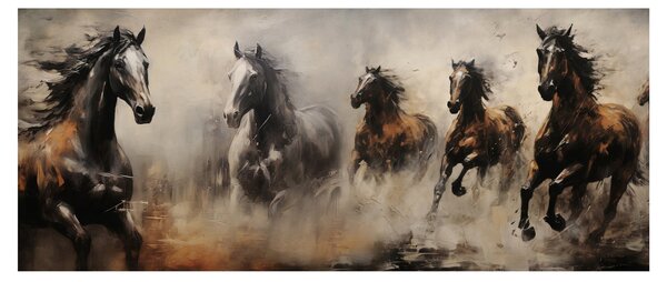 Slika - Uljana slika konja (120x50 cm)
