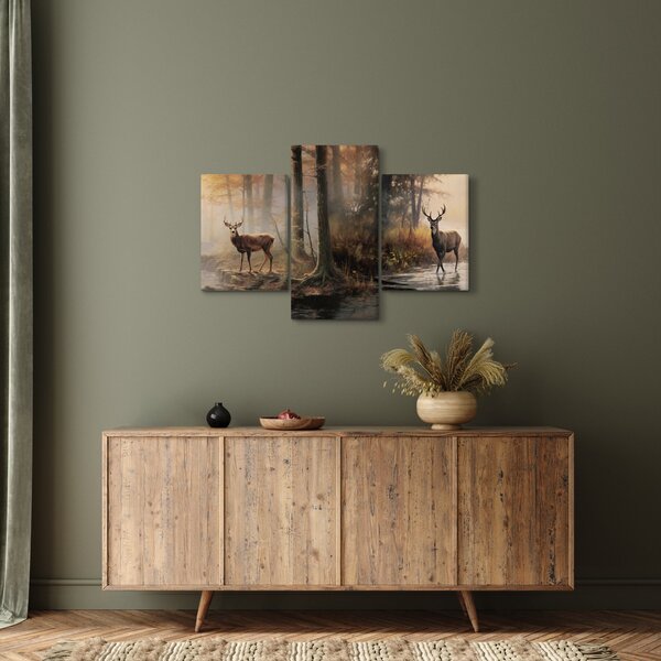 Slika - Vintage slika divljih životinja (90x60 cm)