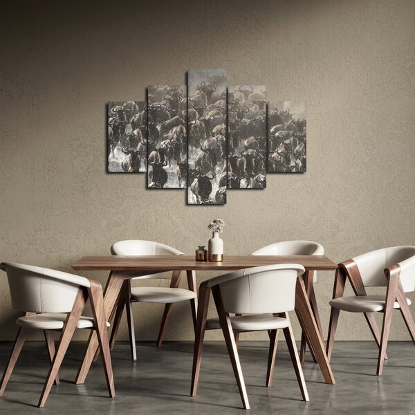 Slika - Krdo gnuova (150x105 cm)