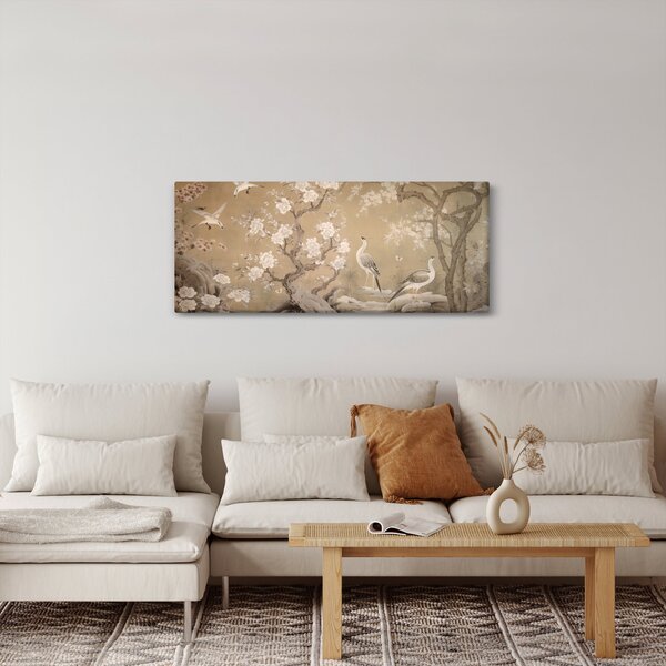 Slika - Crtani japanski pejzaž (120x50 cm)