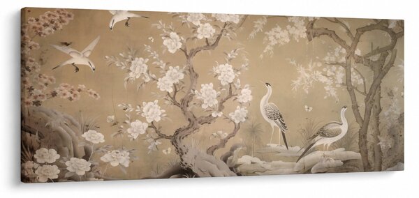 Slika - Crtani japanski pejzaž (120x50 cm)
