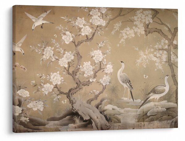Slika - Crtani japanski pejzaž (70x50 cm)