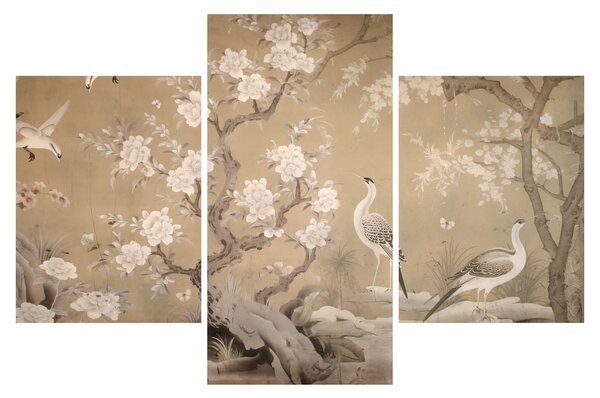 Slika - Crtani japanski pejzaž (90x60 cm)