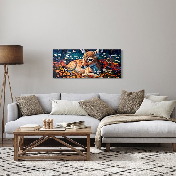 Slika - Naslikani jelen (120x50 cm)
