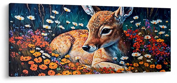 Slika - Naslikani jelen (120x50 cm)