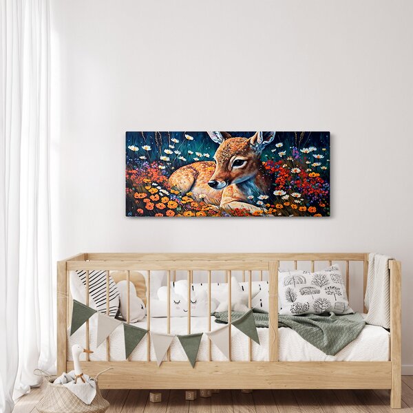 Slika - Naslikani jelen (120x50 cm)