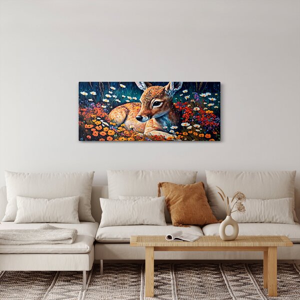Slika - Naslikani jelen (120x50 cm)