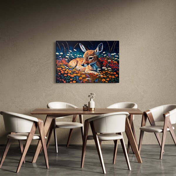 Slika - Naslikani jelen (90x60 cm)