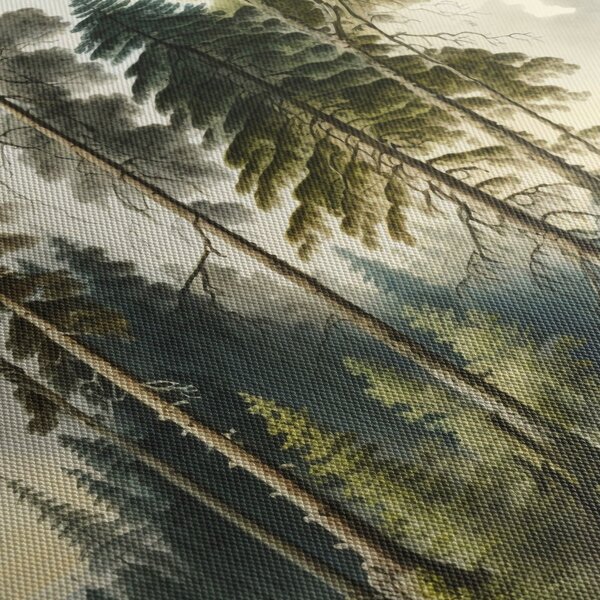 Slika - Vintage pejzaž šuma (120x50 cm)