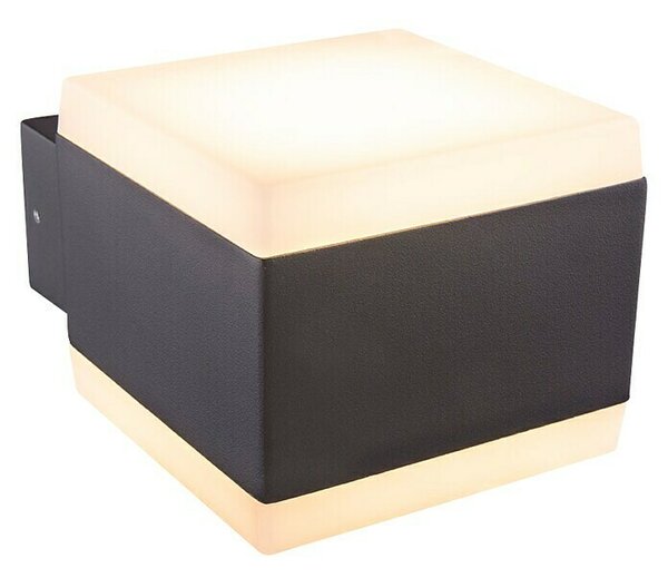 Globo Vanjska zidna LED svjetiljka Slice (11,5 W, IP44, Š x V: 11 x 9 cm, Bez prigušivanja)
